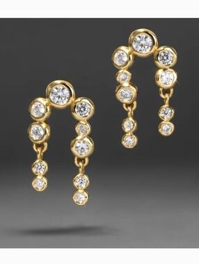 Alexis Bittar Asterales Gold Arched Post Earring